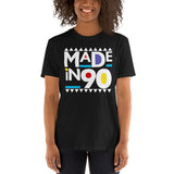 Made in 1990 Retro 90s Short-Sleeve Unisex T-Shirt
