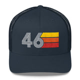 46 Retro Trucker Hat Birthday Gift Cap Decoration Party Idea for Women Men