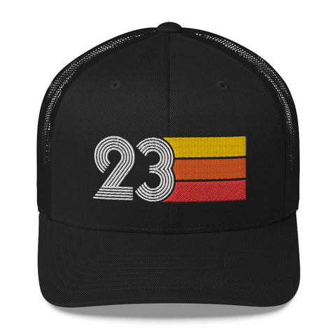 23 Retro Trucker Hat Birthday Gift Cap Decoration Party Idea for Women Men