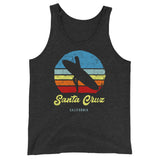 Santa Cruz California Retro Surf Unisex  Tank Top - Styleuniversal