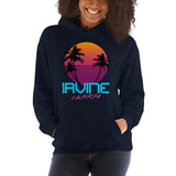 Irvine California Retro 80's Hooded Sweatshirt - Styleuniversal