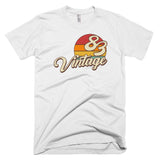 Vintage 1983 Retro Birthday Short-Sleeve T-Shirt - Styleuniversal