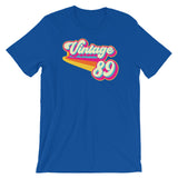 Vintage 1989 Retro Colors Short-Sleeve Unisex T-Shirt