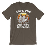 Save The Chubby Unicorns Funny Rhino Short-Sleeve Unisex T-Shirt - Styleuniversal