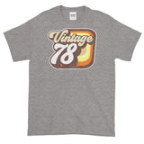 Vintage 1978 Retro Birthday Short-Sleeve T-Shirt - Styleuniversal