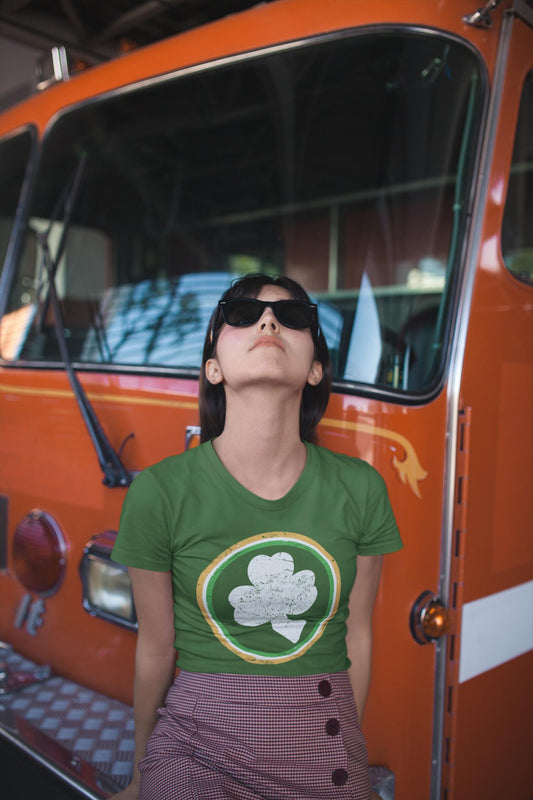 St Patrick's Day Shamrock Circle T-Shirt - Styleuniversal