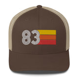 83 Number 1983 Birthday Retro Trucker Hat