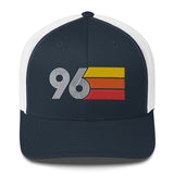 96 Number 1996 Birthday Retro Trucker Hat