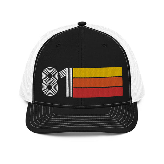 81 - 1981 Retro Style Richardson 112 Trucker Hat for Men Women