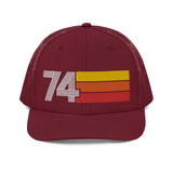 74 - 1974 Retro Richardson 112 Trucker Hat for Men Women