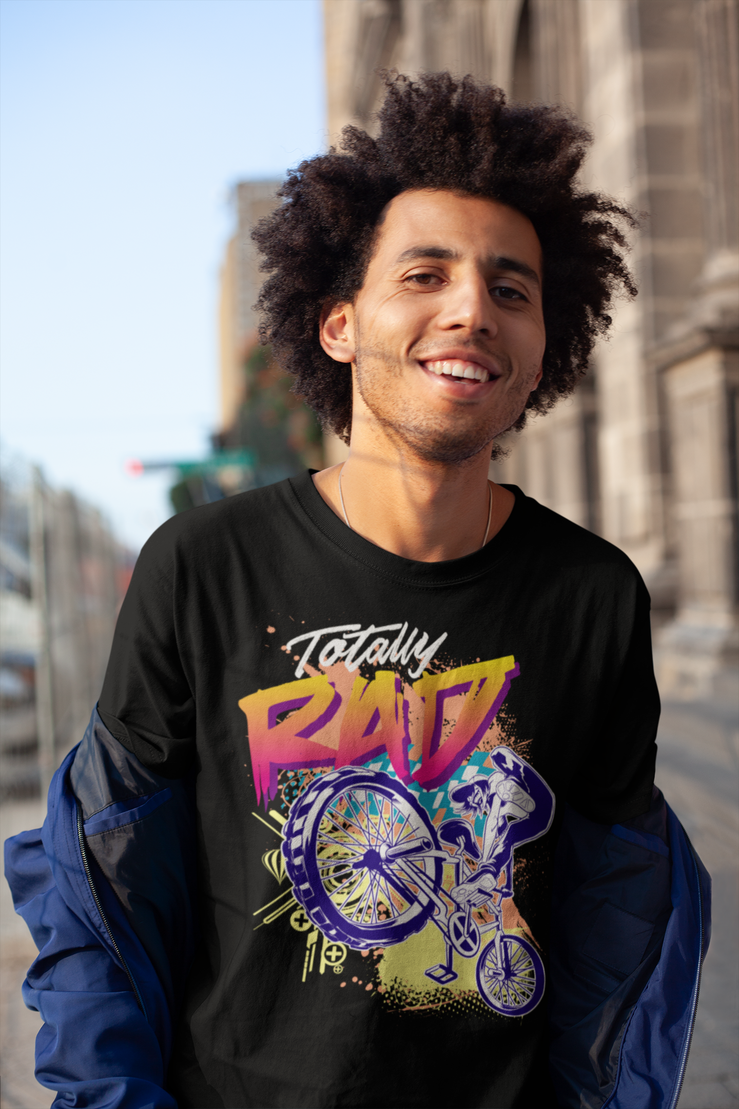 Totally Rad 80's BMX Bike Short-Sleeve Unisex T-Shirt