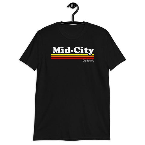 Mid-City Los Angeles California Short-Sleeve Unisex T-Shirt