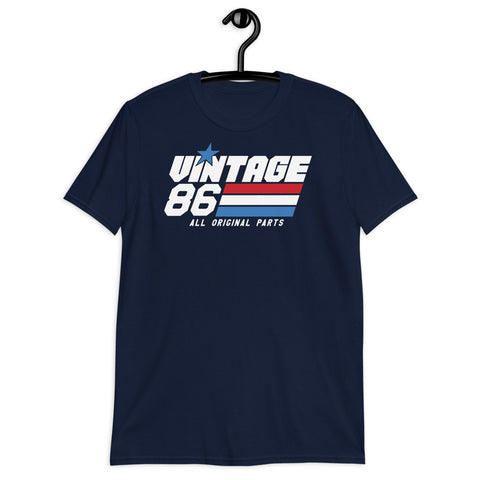 Vintage 1986 - All Original Parts Short-Sleeve Unisex T-Shirt