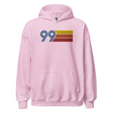 99 - Retro Tri-Line Large Embroidery Unisex Hoodie