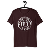 FIFTY - The Ultimate F Word 1973 50th Birthday Unisex t-shirt