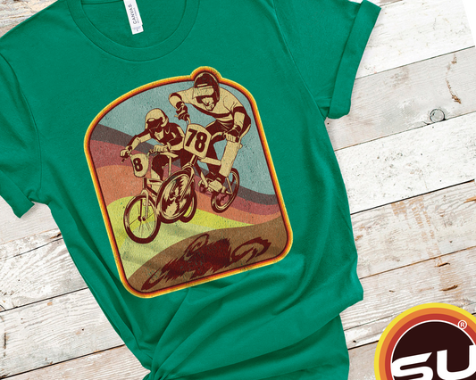 Vintage 80's Old School BMX Unisex T-Shirt