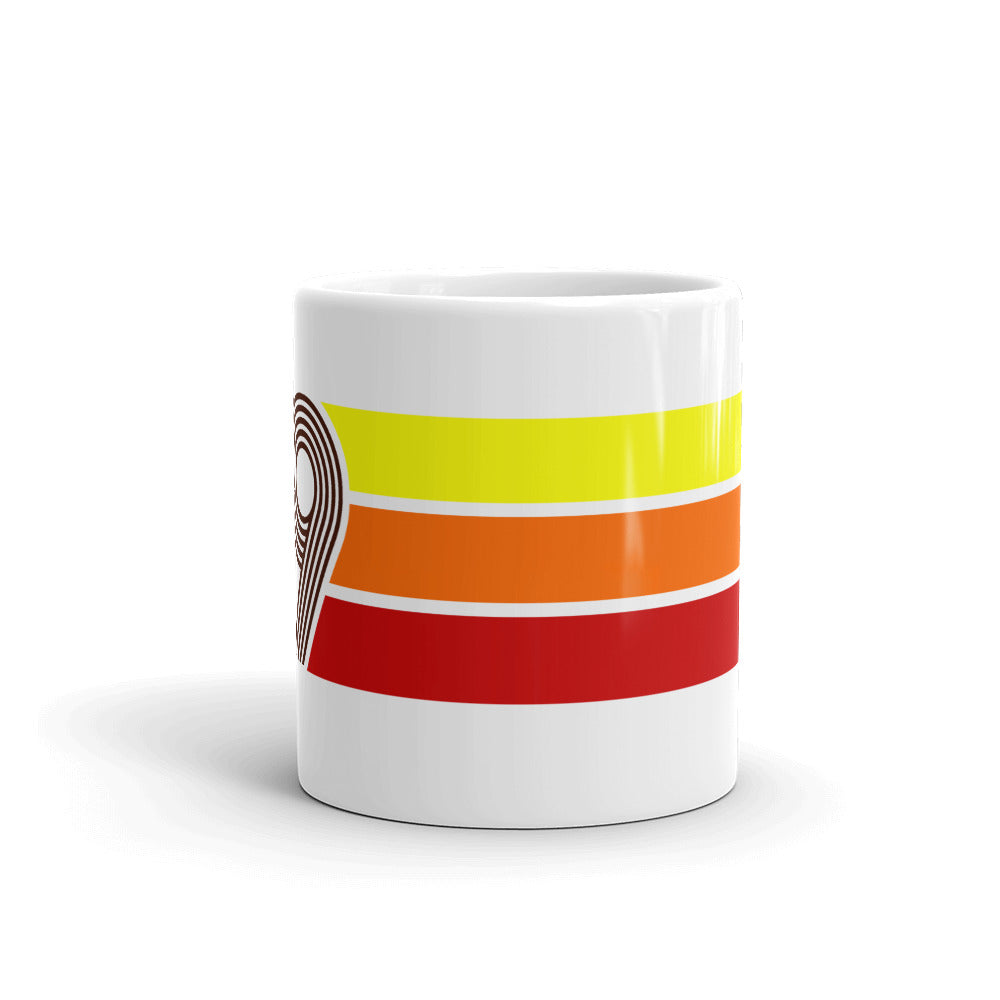 99 - 1999 Retro Tri-line 11oz White glossy mug
