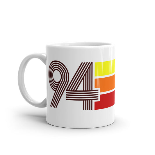 94 - 1994 Retro Tri-Line 11oz White glossy mug